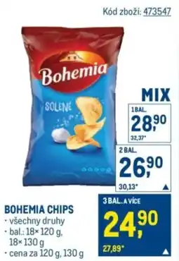 Makro Bohemia chips nabídka