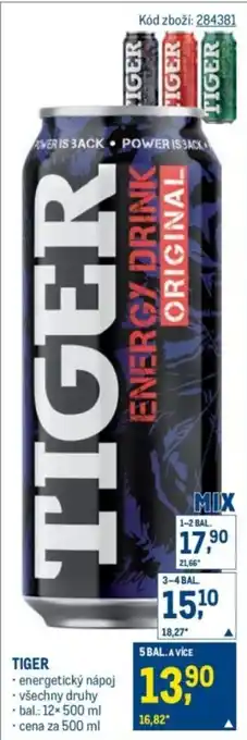 Makro Tiger nabídka