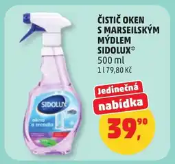 Penny Market Čistič oken s marseilským mýdlem Sidolux nabídka