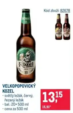 Makro Velkopopovický kozel nabídka