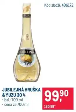 Makro Jubilejná hruška & yuzu 30% nabídka