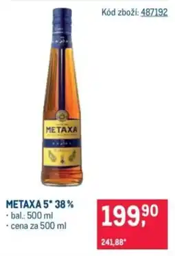 Makro Metaxa 5* nabídka