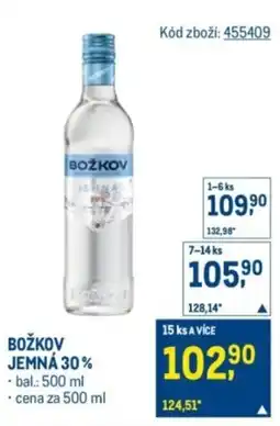 Makro Božkov jemná 30% nabídka
