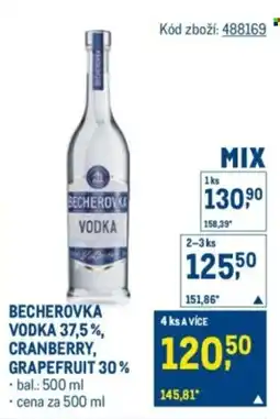 Makro Becherovka vodka 37,5%, cranberry, grapefruit 30% nabídka