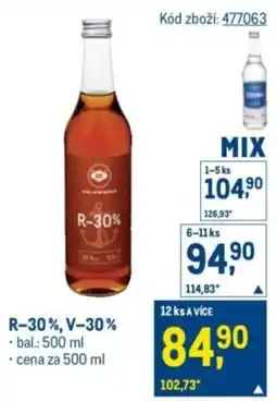 Makro R-30%, V-30% nabídka