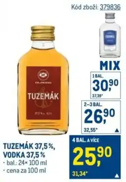 Makro Tuzemák 37,5%, vodka 37,5% nabídka