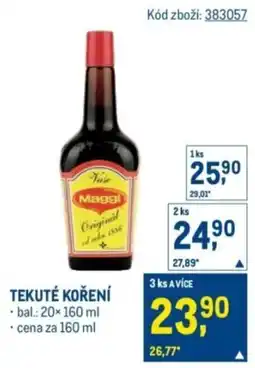 Makro Maggi Tekuté koření nabídka
