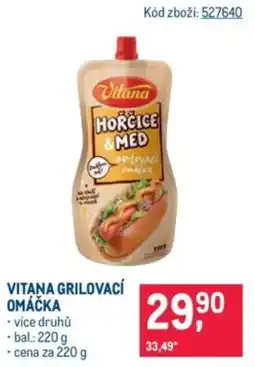 Makro Vitana grilovací omáčka nabídka