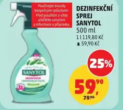 Penny Market Dezinfekční sprej Sanytol nabídka