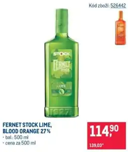 Makro Fernet stock lime, blood orange 27% nabídka
