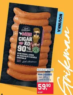 Makro Mini cigárko nabídka