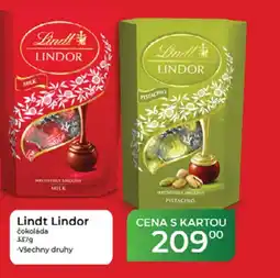 Tamda Foods Lindt Lindor čokoláda nabídka