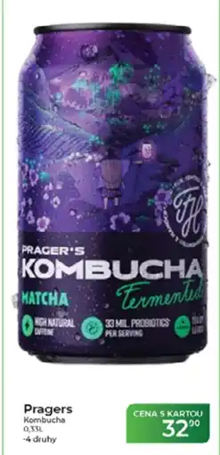Tamda Foods PRAGER'S Kombucha nabídka