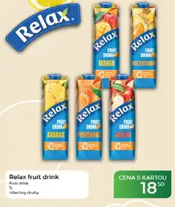 Tamda Foods Relax fruit drink nabídka