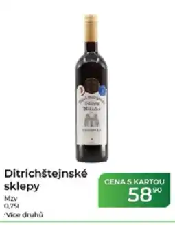 Tamda Foods Ditrichštejnské sklepy Mzv nabídka