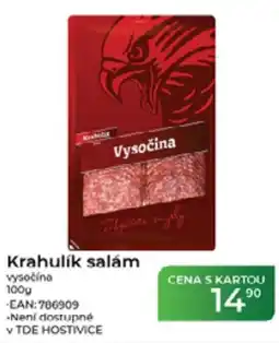 Tamda Foods Krahulik salám vysočina nabídka