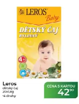 Tamda Foods Leros dětský čaj nabídka