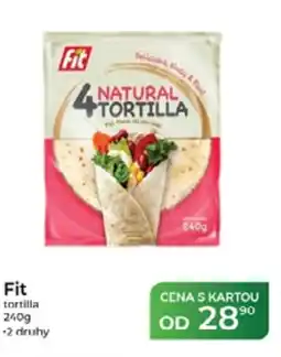 Tamda Foods Fit tortilla nabídka