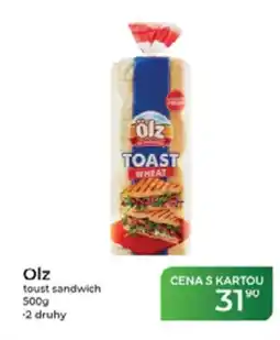 Tamda Foods Olz toust sandwich nabídka