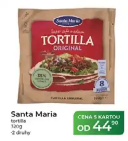 Tamda Foods Santa Maria tortilla nabídka