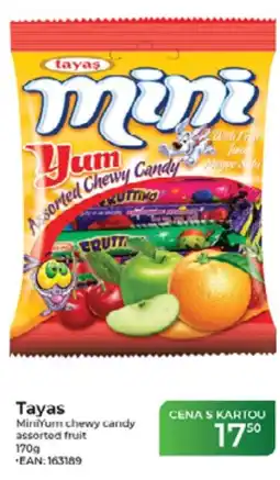 Tamda Foods Tayas MiniYum chewy candy assorted fruit nabídka