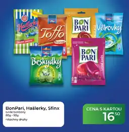 Tamda Foods BonPari, Hašlerky, Sfinx tvrdé bonbóny nabídka
