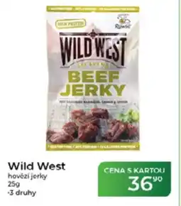 Tamda Foods Wild West hovězí jerky nabídka
