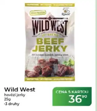 Tamda Foods Wild West hovězí jerky nabídka