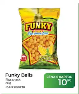 Tamda Foods Funky Balls flips snack nabídka