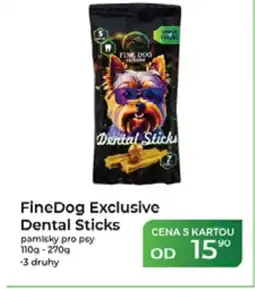 Tamda Foods FineDog Exclusive Dental Sticks pamlsky pro psy nabídka