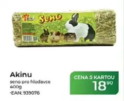 Tamda Foods Akinu seno pro hlodavce nabídka