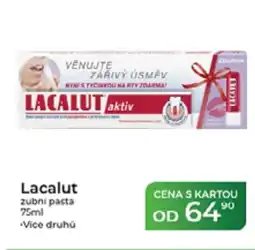 Tamda Foods Lacalut zubní pasta nabídka