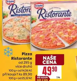 Billa Dr.Oetker Pizza Ristorante nabídka