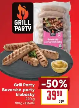 Billa Grill Party Bavorské party nabídka