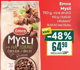 Billa Emco Mysli nabídka