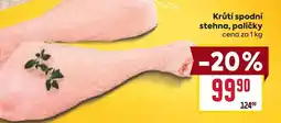 Billa Krůtí spodní stehna, paličky nabídka