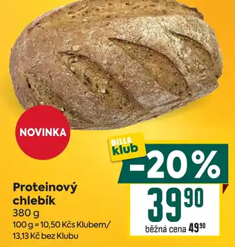 Billa Proteinový chlebík nabídka