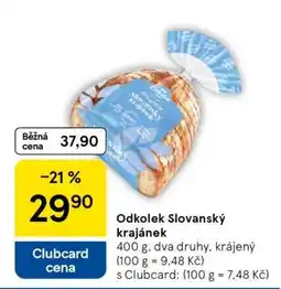Tesco ODKOLEK SLOVANSKÝ KRAJÁNEK nabídka