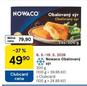 Tesco NOWACO Obalovaný sýr nabídka