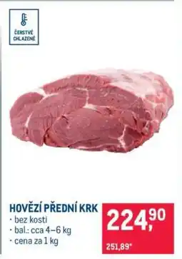 Makro Hovězí přední krk nabídka
