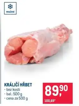 Makro Králičí hřbet nabídka