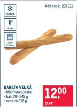 Makro Bageta velká nabídka