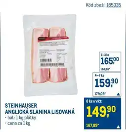 Makro STEINHAUSER ANGLICKÁ SLANINA LISOVANÁ nabídka