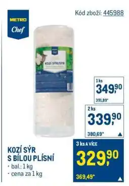 Makro KOZÍ SÝR S BÍLOU PLÍSNÍ nabídka