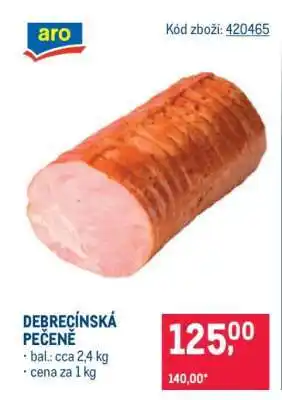 Makro Debrecínská pečeně nabídka
