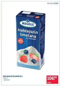 Makro Smetana ke šlehání 30 % nabídka