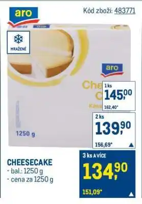 Makro Cheesecake nabídka