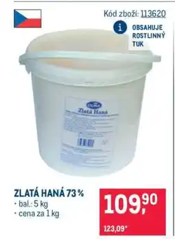 Makro Zlatá Haná 73% nabídka