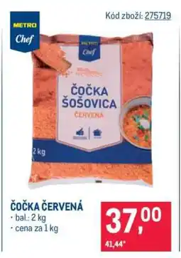 Makro Čočka červená nabídka