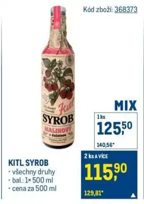 Makro Kitl Syrob nabídka